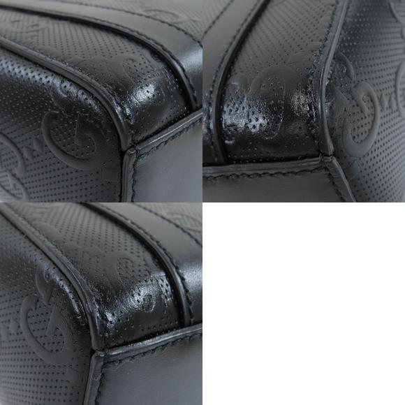 Gucci GG Embossed Mini 2way Tote Bag Leather Black - Picture 10 of 10